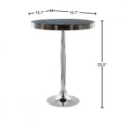 Scallop Multicolor Side Table by ZUO -BOSS Offic Shop multicolor zuo end side tables 101540 40 1000