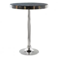 Scallop Multicolor Side Table by ZUO