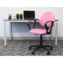 25 in. Width Big and Tall Pink Fabric Task Chair with Swivel Seat by BOSS Office Products -Default Template 6 pink boss office products task chairs b327 pk 66 1000
