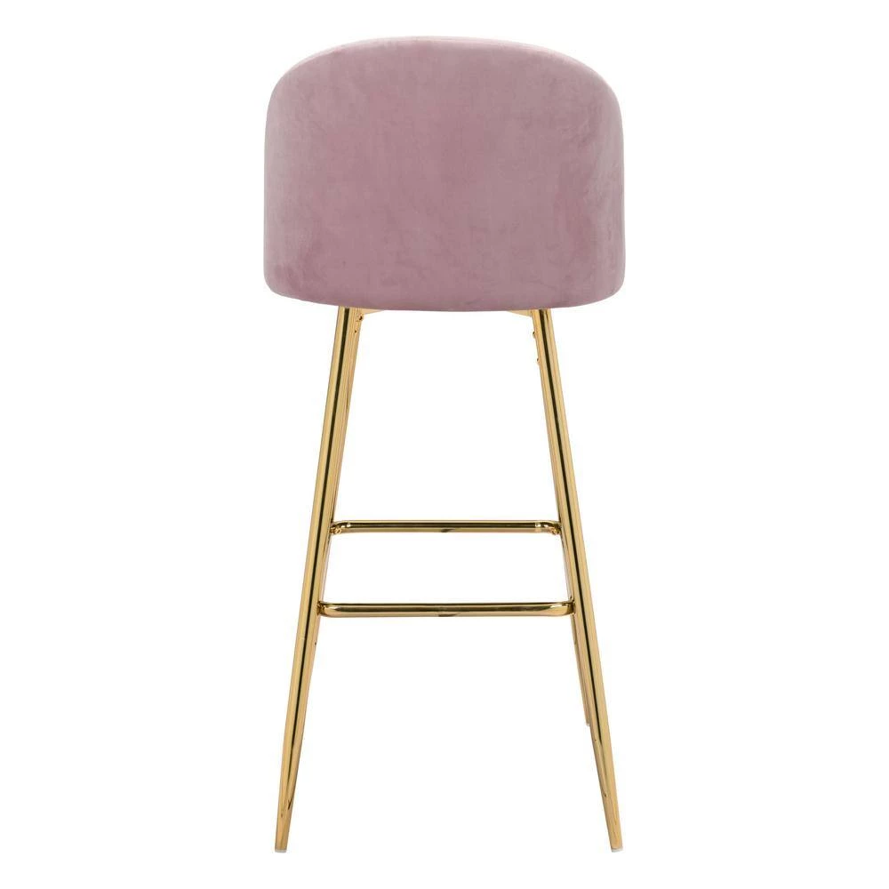 Cozy Bar Chair Pink by ZUO 7 Cozy Bar Chair Pink by ZUO - Image 5