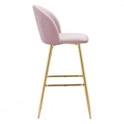 Cozy Bar Chair Pink by ZUO 12 Cozy Bar Chair Pink by ZUO -Default Template 6 pink zuo bar stools 101559 4f 1000
