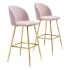 Cozy Bar Chair Pink by ZUO 1 Cozy Bar Chair Pink by ZUO -Default Template 6 pink zuo bar stools 101559 64 1000