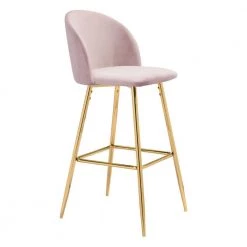 Cozy Bar Chair Pink by ZUO 11 Cozy Bar Chair Pink by ZUO -Default Template 6 pink zuo bar stools 101559 c3 1000
