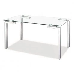 Roca Stainless Steel Dining Table Polished by ZUO