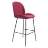 Miles Bar Chair Red by ZUO -Default Template 6 red zuo bar stools 101742 64 1000