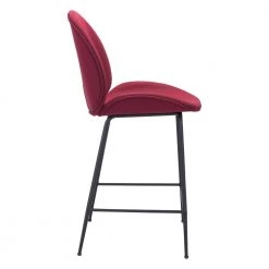 Miles Counter Chair Red by ZUO -BOSS Offic Shop red zuo bar stools 101745 4f 1000