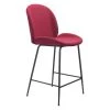 Miles Counter Chair Red by ZUO -BOSS Offic Shop red zuo bar stools 101745 64 1000