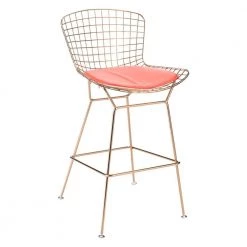 Red Mesh Wire Outdoor Chair Cushion by ZUO -Default Template 6 red zuo chair pads 188006 4f 1000