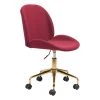 Miles Red Office Chair by ZUO 2 Miles Red Office Chair by ZUO -Default Template 6 red zuo task chairs 101754 64 1000