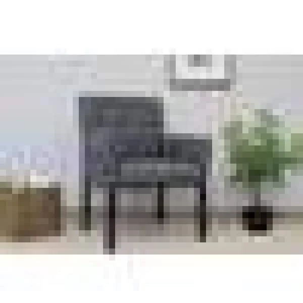 Designer Guest Chair Slate Grey Fabric Black Comfort Cushions by BOSS Office Products 11 Designer Guest Chair Slate Grey Fabric Black Comfort Cushions by BOSS Office Products - Image 9