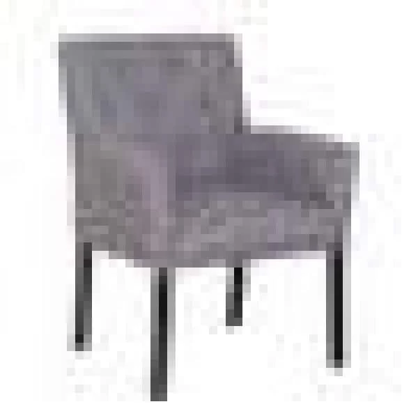 Designer Guest Chair Slate Grey Fabric Black Comfort Cushions by BOSS Office Products 4 Designer Guest Chair Slate Grey Fabric Black Comfort Cushions by BOSS Office Products - Image 2