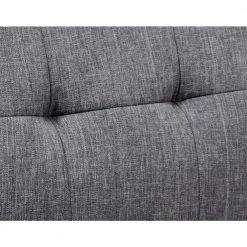 HomePro Armless Desk Chair Slate Grey Linen fabric Pewter Base Button Tufted Styling Pnuematic Lift by BOSS Office Products -Default Template 6 slate grey boss office products task chairs b330pm sg 4f 1000