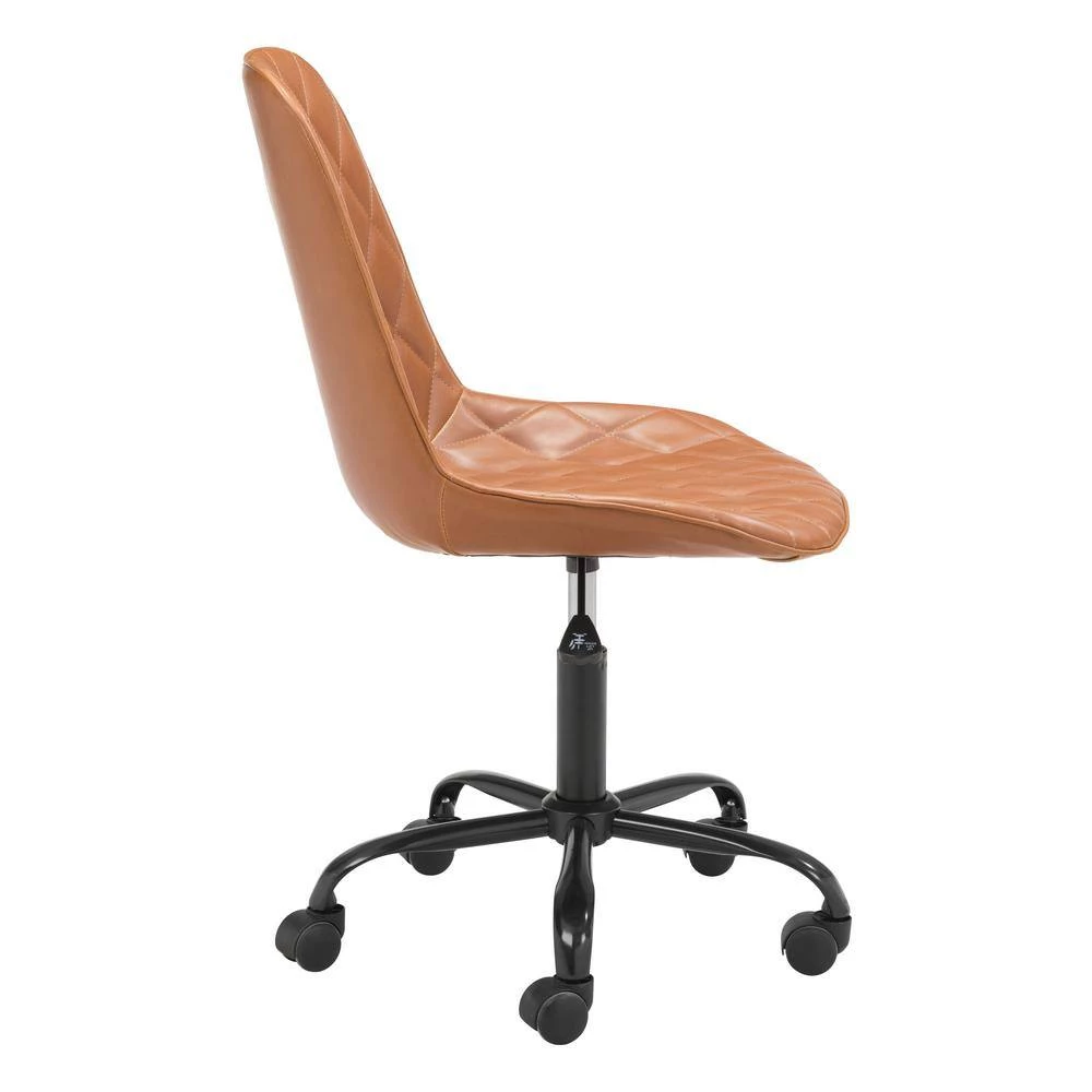 Ceannaire Tan Office Chair by ZUO 5 Ceannaire Tan Office Chair by ZUO - Image 3