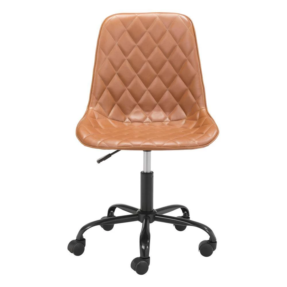 Ceannaire Tan Office Chair by ZUO 4 Ceannaire Tan Office Chair by ZUO - Image 2