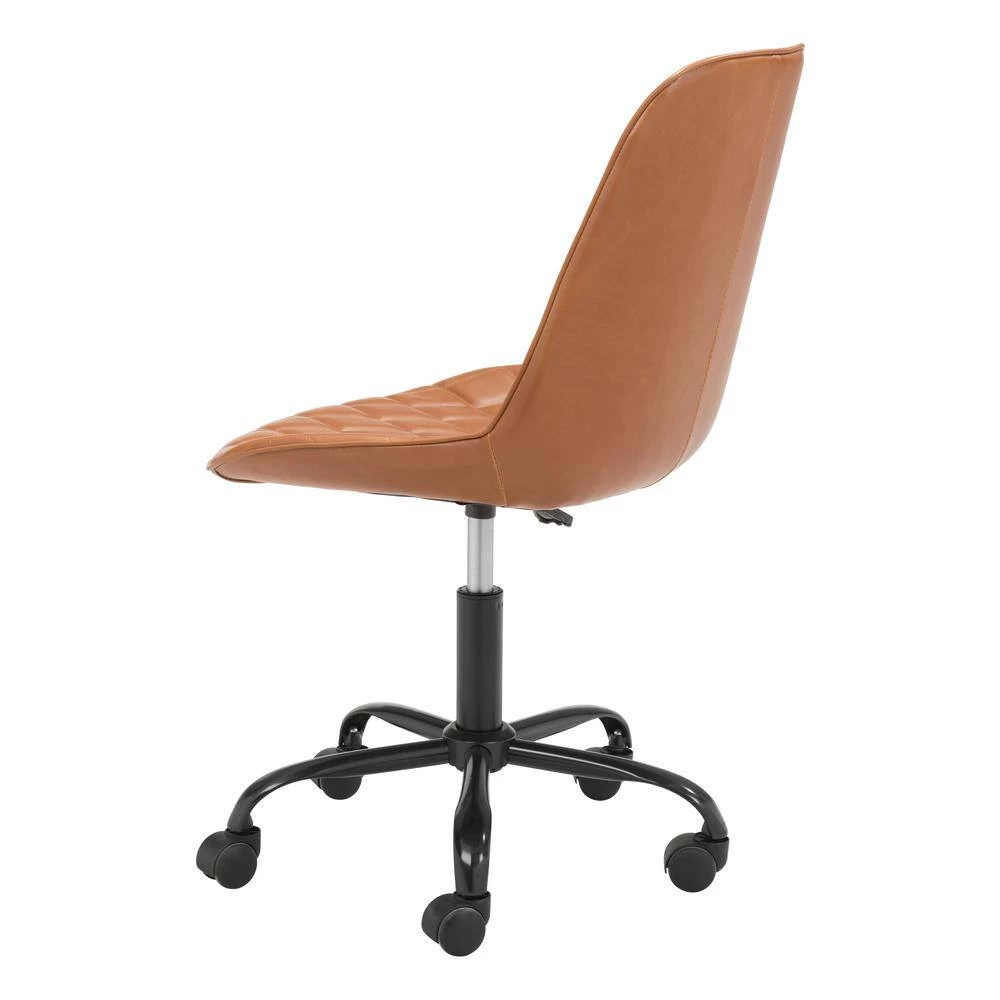 Ceannaire Tan Office Chair by ZUO 7 Ceannaire Tan Office Chair by ZUO - Image 5
