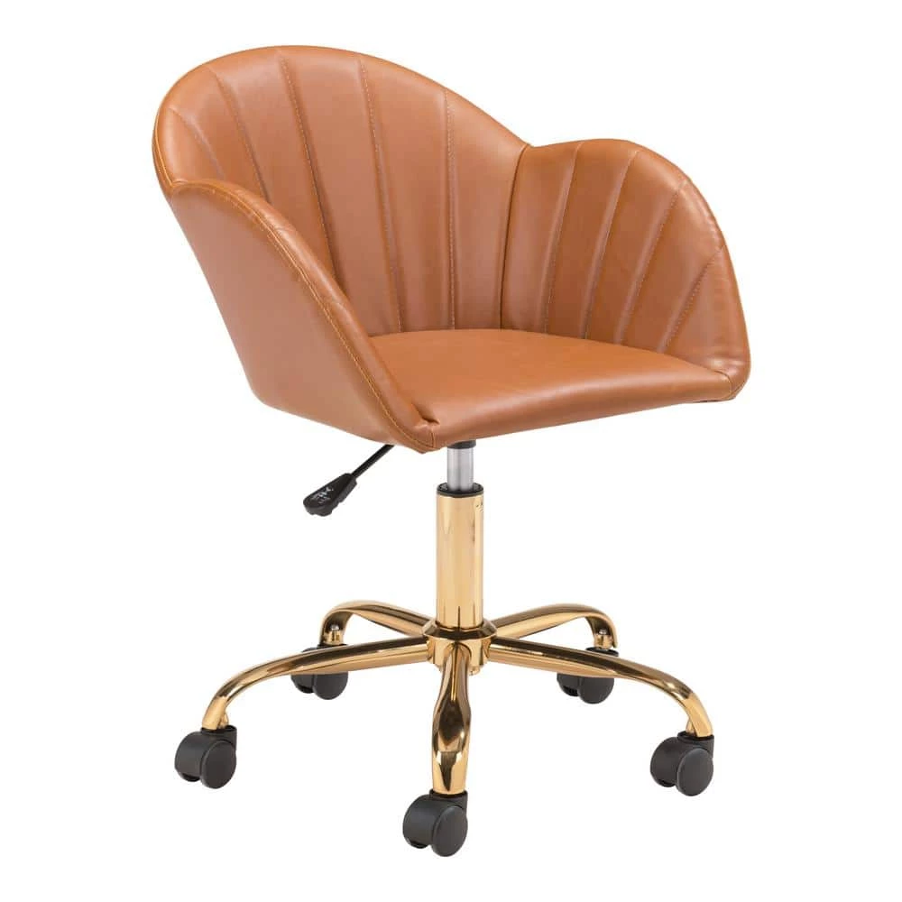 Sagart Tan Office Chair by ZUO 3 Sagart Tan Office Chair by ZUO