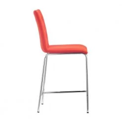 Uppsala High Back Metal Counter Height Chair 39 in. (Set of 2) Tangerine by ZUO 12 Uppsala High Back Metal Counter Height Chair 39 in. (Set of 2) Tangerine by ZUO -Default Template 6 tangerine zuo bar stools 300337 4f 1000