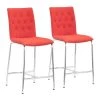 Uppsala High Back Metal Counter Height Chair 39 in. (Set of 2) Tangerine by ZUO 2 Uppsala High Back Metal Counter Height Chair 39 in. (Set of 2) Tangerine by ZUO -Default Template 6 tangerine zuo bar stools 300337 64 1000