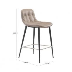 Tangiers Counter Chair (Set of 2) Taupe by ZUO 13 Tangiers Counter Chair (Set of 2) Taupe by ZUO -Default Template 6 taupe zuo bar stools 101084 40 1000