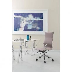 Glider Taupe Leatherette High Back Office Chair by ZUO 7 Glider Taupe Leatherette High Back Office Chair by ZUO -BOSS Offic Shop taupe zuo executive chairs 100373 31 1000