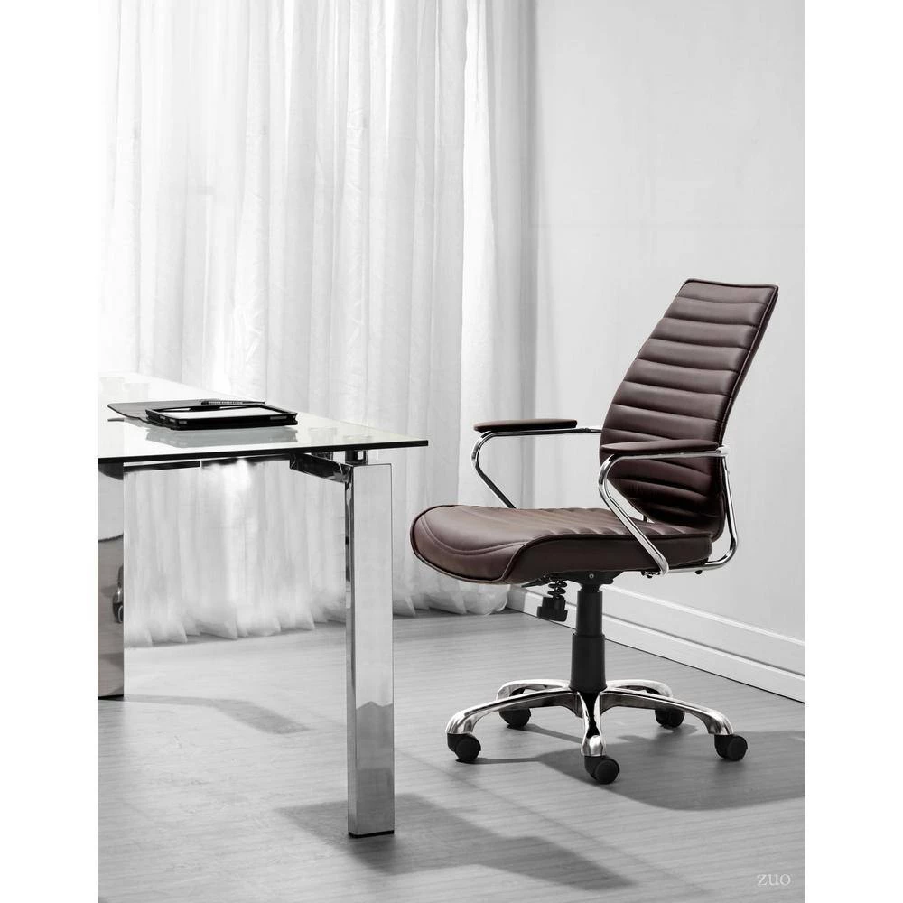 Enterprise Terracotta Low Back Office Chair by ZUO 7 Enterprise Terracotta Low Back Office Chair by ZUO - Image 5