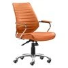 Enterprise Terracotta Low Back Office Chair by ZUO 1 Enterprise Terracotta Low Back Office Chair by ZUO -Default Template 6 terracotta zuo task chairs 205167 64 1000