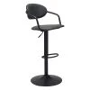 Kirby Vintage Black 100% Polyurethane Bar Chair by ZUO 2 Kirby Vintage Black 100% Polyurethane Bar Chair by ZUO -Default Template 6 vintage black black zuo bar stools 109039 64 1000