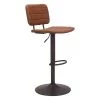 Holden Vintage Brown 100% Polyurethane Bar Chair by ZUO -Default Template 6 vintage brown dark bronze zuo bar stools 109040 64 1000