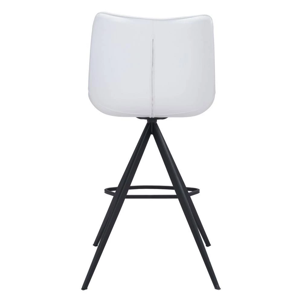 Aki 22 in. White Counter Chair (Set of 2) by ZUO 7 Aki 22 in. White Counter Chair (Set of 2) by ZUO - Image 5