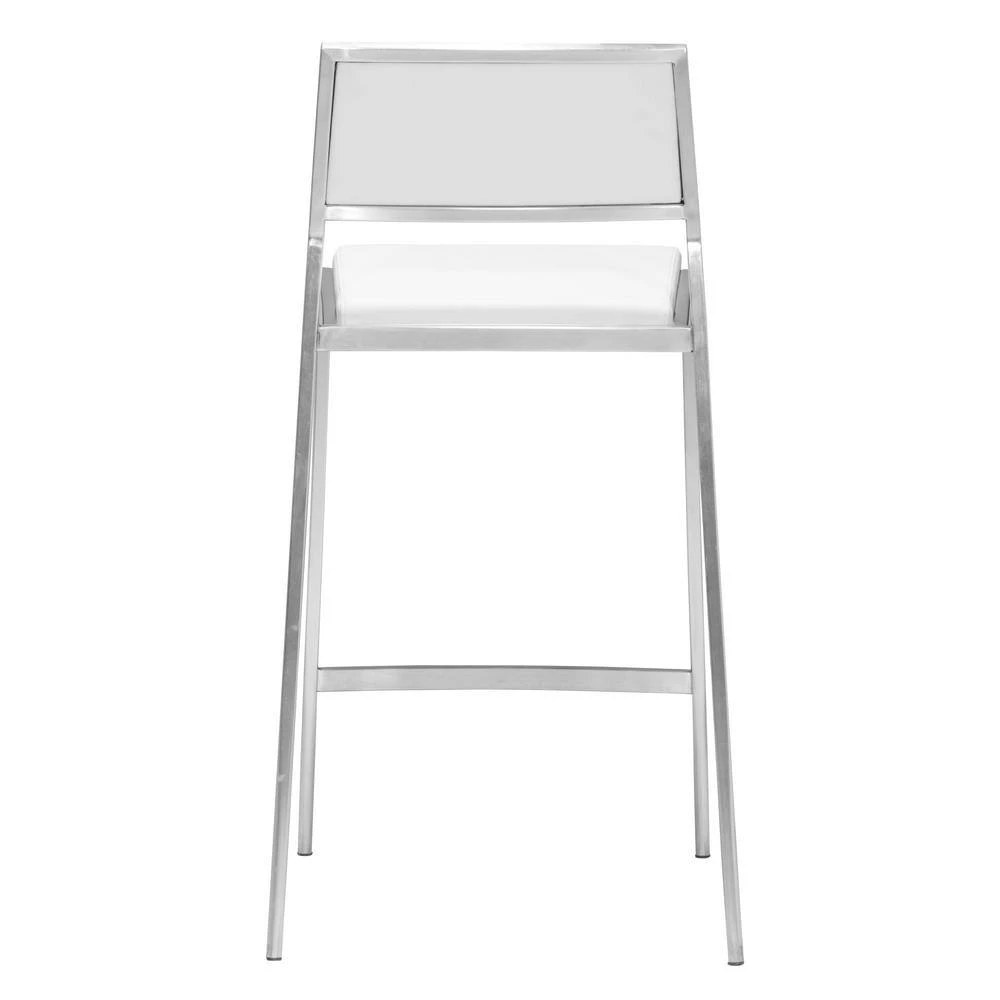 Dolemite Counter Chair White by ZUO 7 Dolemite Counter Chair White by ZUO - Image 5