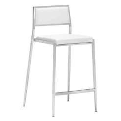 Dolemite Counter Chair White by ZUO