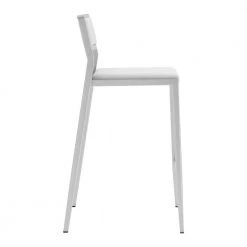 Dolemite Counter Chair White by ZUO 9 Dolemite Counter Chair White by ZUO -Default Template 6 white brushed stainless steel zuo bar stools 300189 e1 1000