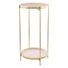 Jenna White and Gold Side Table by ZUO 2 Jenna White and Gold Side Table by ZUO -Default Template 6 white gold zuo end side tables 101450 64 1000