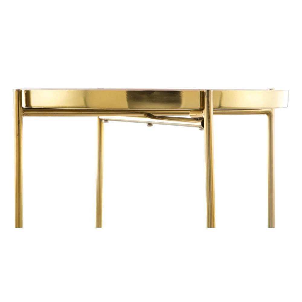 Jenna White and Gold Side Table by ZUO 10 Jenna White and Gold Side Table by ZUO - Image 8