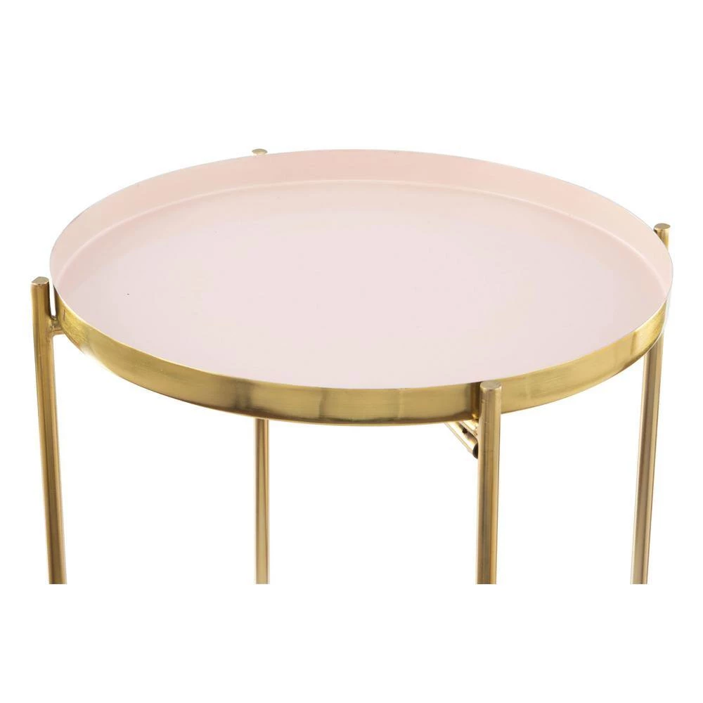 Jenna White and Gold Side Table by ZUO 9 Jenna White and Gold Side Table by ZUO - Image 7