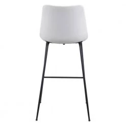 Byron Bar Chair White by ZUO -Default Template 6 white zuo bar stools 101773 44 1000