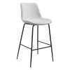Byron Bar Chair White by ZUO 1 Byron Bar Chair White by ZUO -Default Template 6 white zuo bar stools 101773 64 1000
