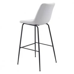 Byron Bar Chair White by ZUO -Default Template 6 white zuo bar stools 101773 fa 1000