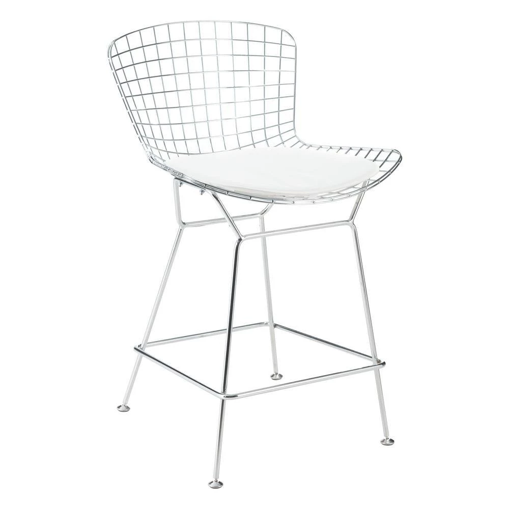 Wire/Mesh White Bar Cart by ZUO 3 Wire/Mesh White Bar Cart by ZUO - Image 2