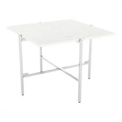 Titan White Side Table by ZUO