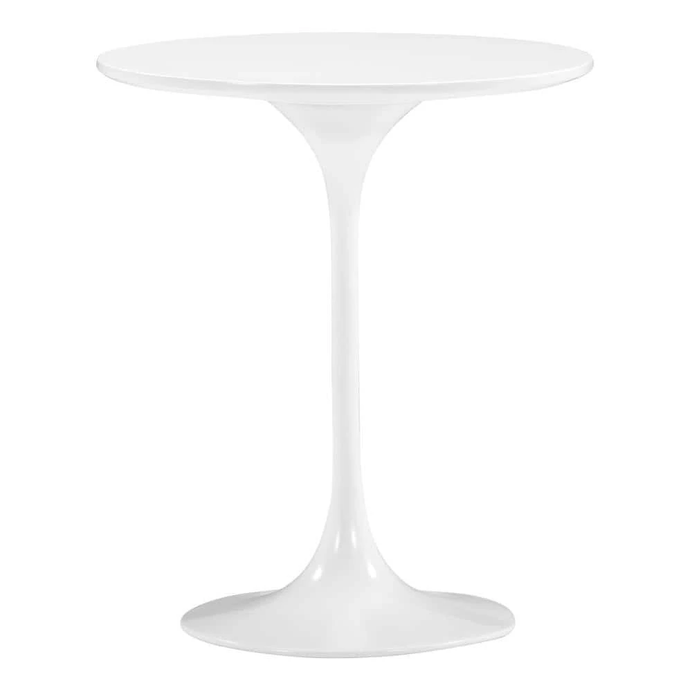 Wilco White Side Table by ZUO 3 Wilco White Side Table by ZUO