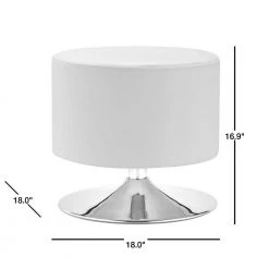 White Accent Ottoman by ZUO 8 White Accent Ottoman by ZUO -Default Template 6 white zuo ottomans 103021 40 1000