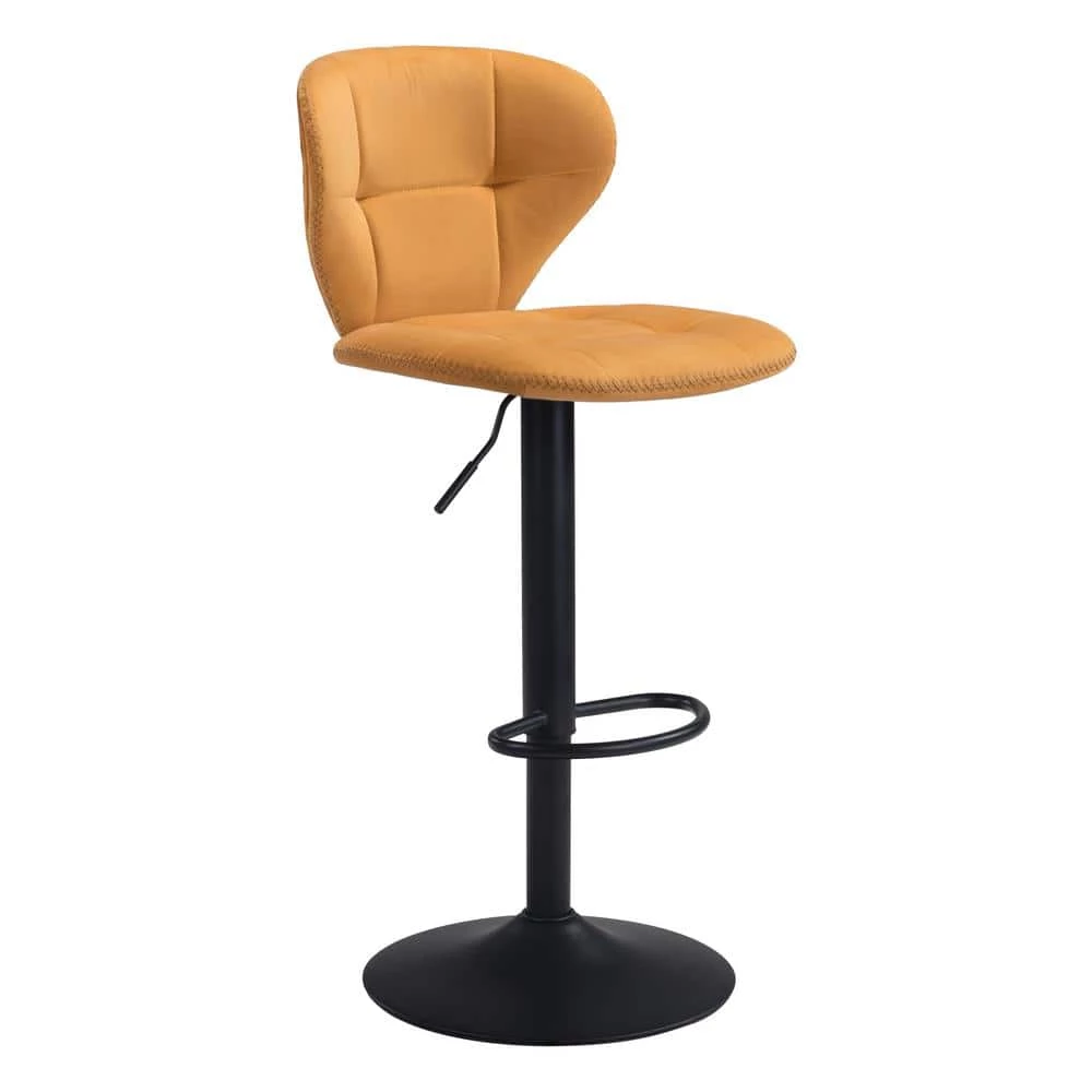 Salem Bar Chair Yellow by ZUO 3 Salem Bar Chair Yellow by ZUO